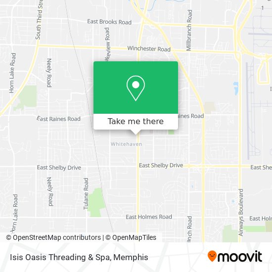 Isis Oasis Threading & Spa map
