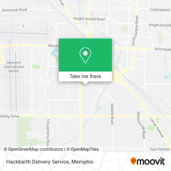Hackbarth Delivery Service map