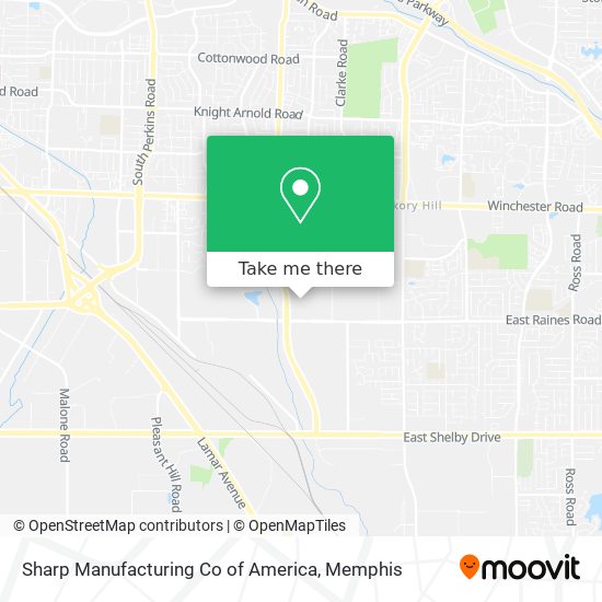Sharp Manufacturing Co of America map