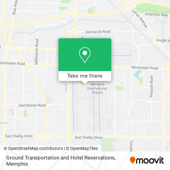 Ground Transportation and Hotel Reservations map