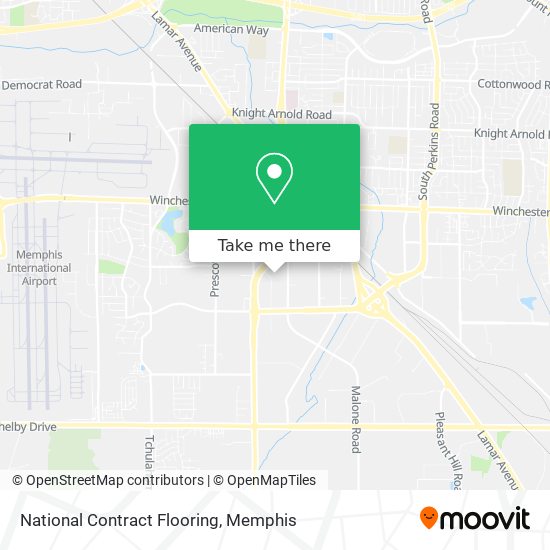 National Contract Flooring map