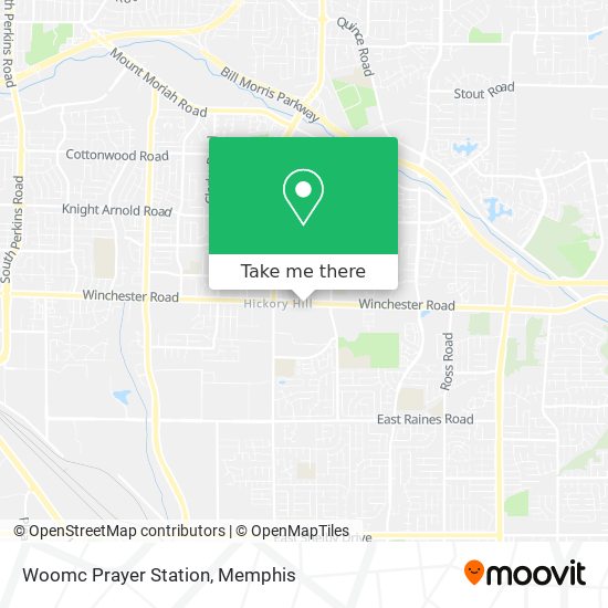 Woomc Prayer Station map