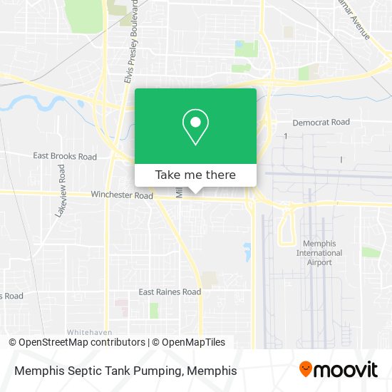 Memphis Septic Tank Pumping map