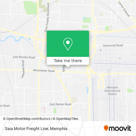 Saia Motor Freight Line map