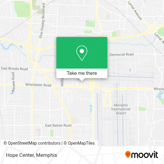 Hope Center map
