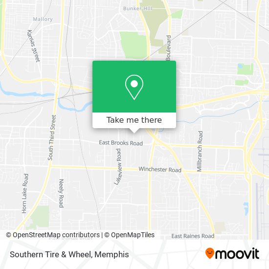 Southern Tire & Wheel map