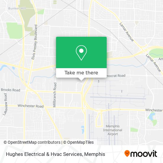 Mapa de Hughes Electrical & Hvac Services