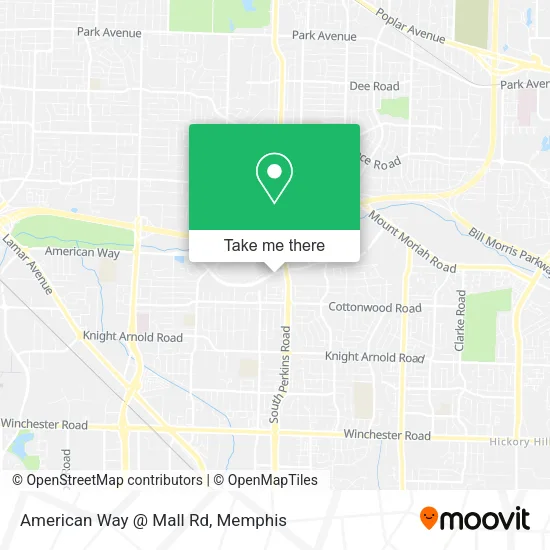 American Way @ Mall Rd map