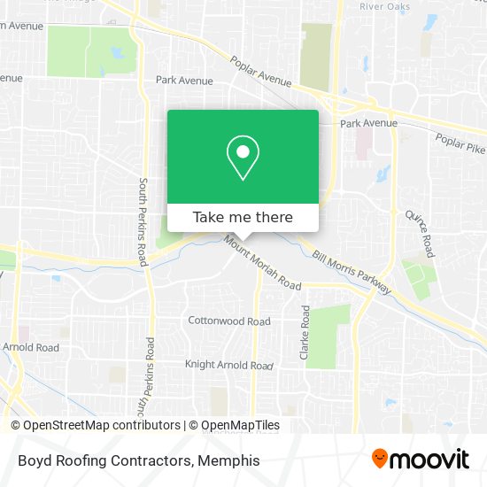 Boyd Roofing Contractors map