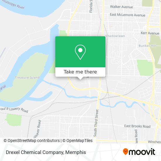 Mapa de Drexel Chemical Company