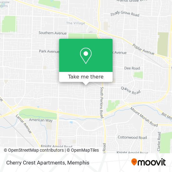 Cherry Crest Apartments map