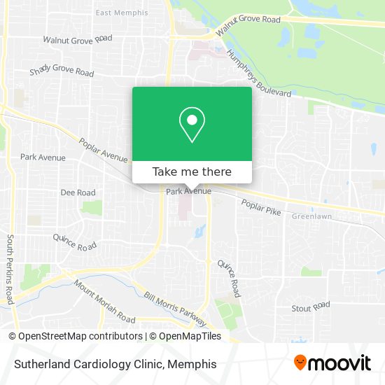 Mapa de Sutherland Cardiology Clinic