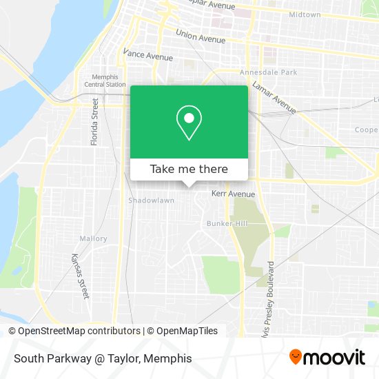 South Parkway @ Taylor map