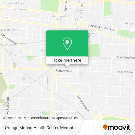 Orange Mound Health Center map