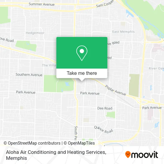 Aloha Air Conditioning and Heating Services map