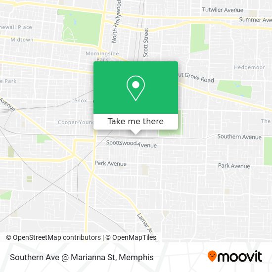 Southern Ave @ Marianna St map