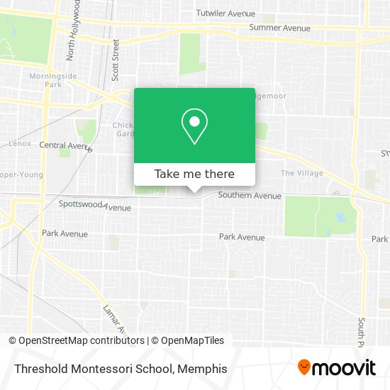 Mapa de Threshold Montessori School