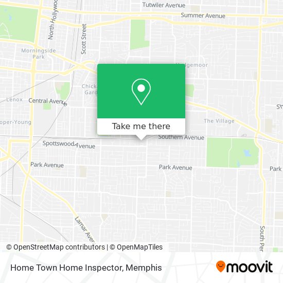 Home Town Home Inspector map