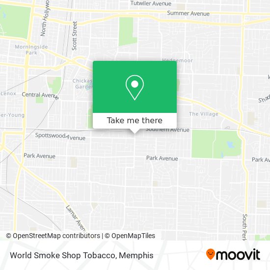 World Smoke Shop Tobacco map