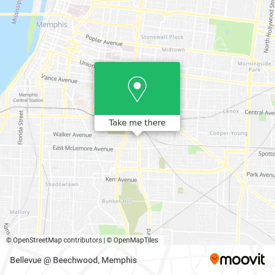 Mapa de Bellevue @ Beechwood