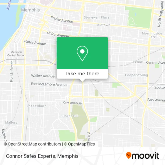 Mapa de Connor Safes Experts