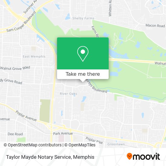 Taylor Mayde Notary Service map