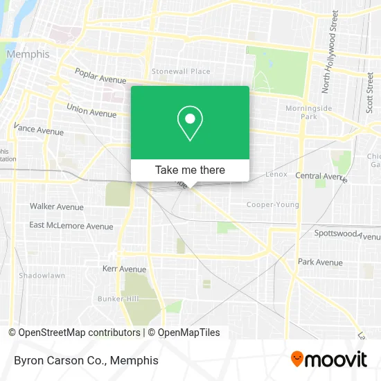 Byron Carson Co. map