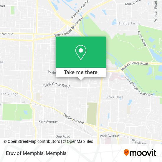 Eruv of Memphis map