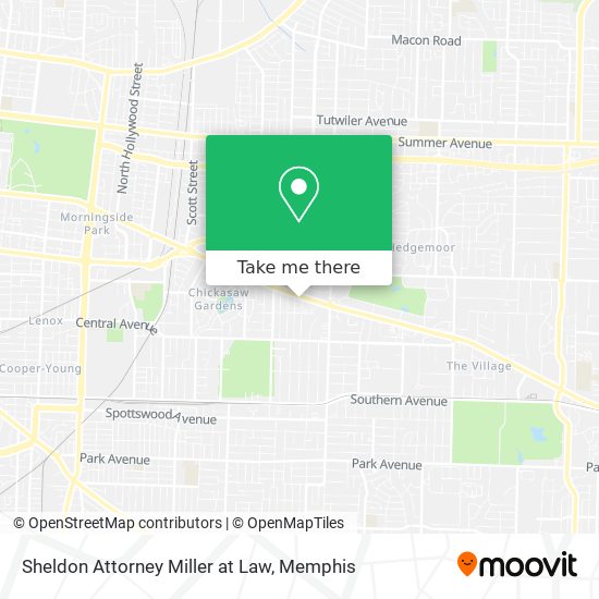 Sheldon Attorney Miller at Law map