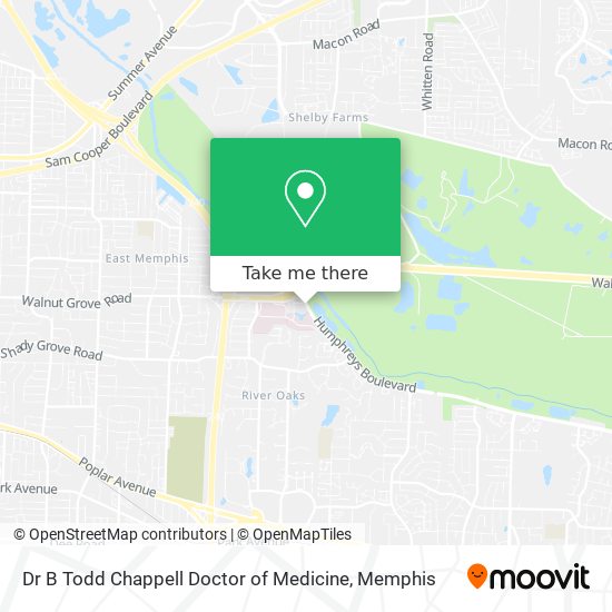 Dr B Todd Chappell Doctor of Medicine map