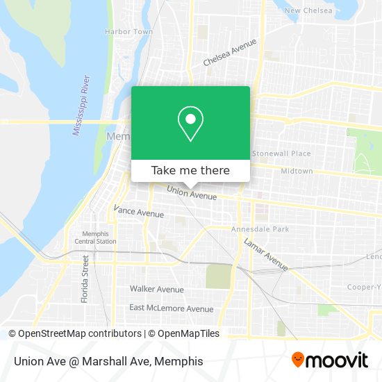 Union Ave @ Marshall Ave map