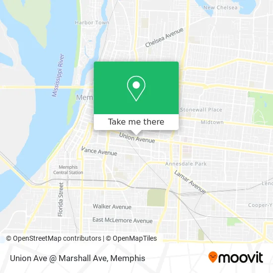 Union Ave @ Marshall Ave map