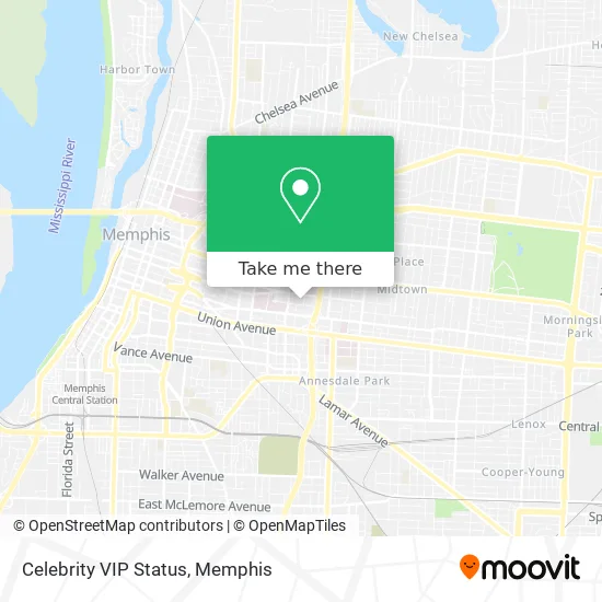 Celebrity VIP Status map