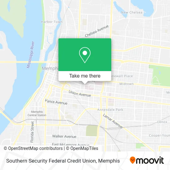 Southern Security Federal Credit Union map