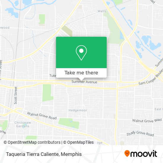 Mapa de Taqueria Tierra Caliente