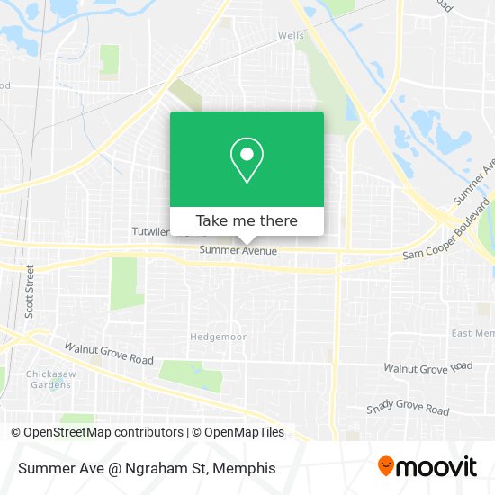 Summer Ave @ Ngraham St map