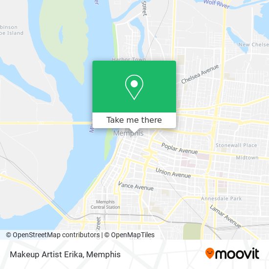 Mapa de Makeup Artist Erika