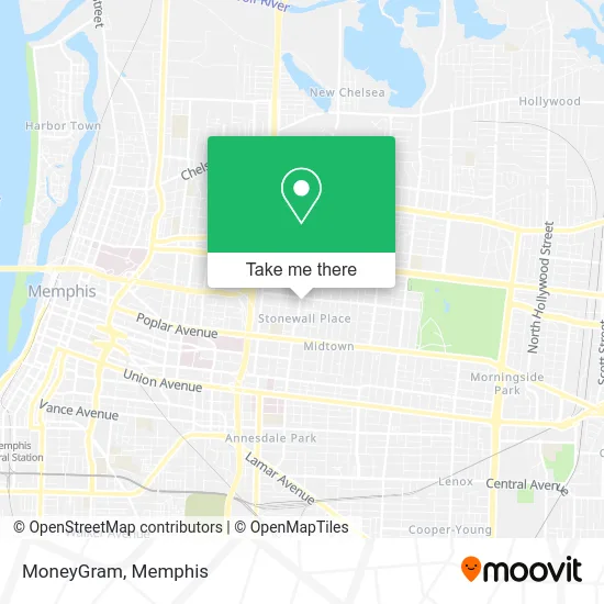 MoneyGram map