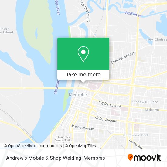 Mapa de Andrew's Mobile & Shop Welding