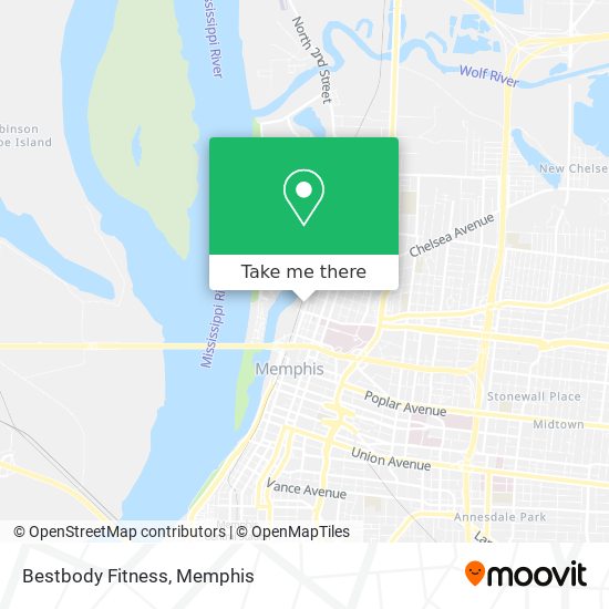 Bestbody Fitness map