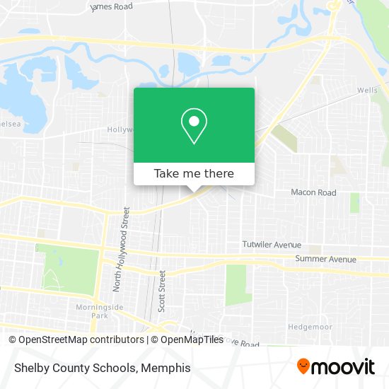 Shelby County Schools map