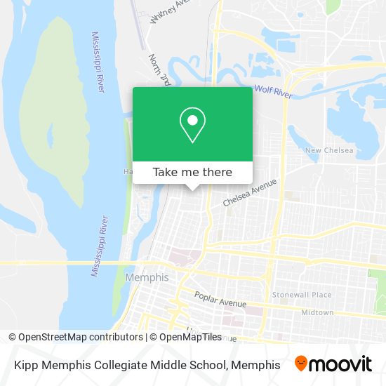 Kipp Memphis Collegiate Middle School map