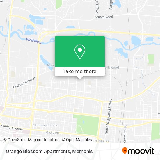 Mapa de Orange Blossom Apartments