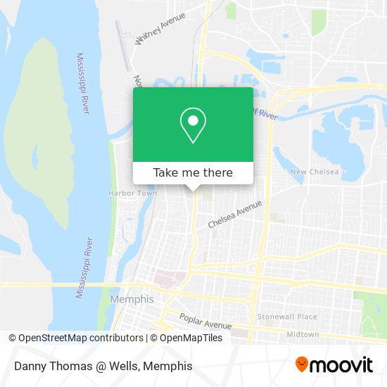 Mapa de Danny Thomas @ Wells