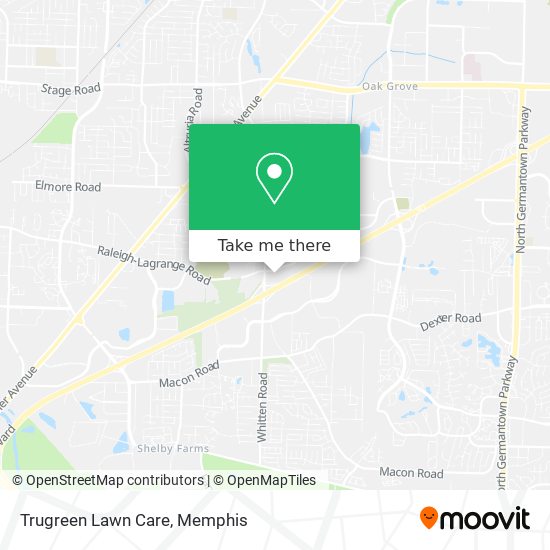 Trugreen Lawn Care map