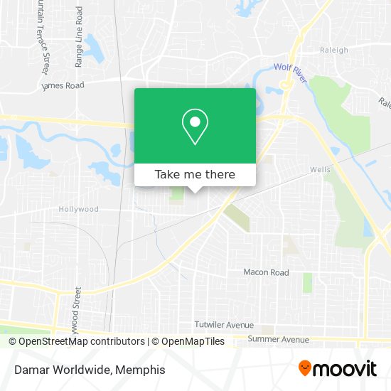 Mapa de Damar Worldwide