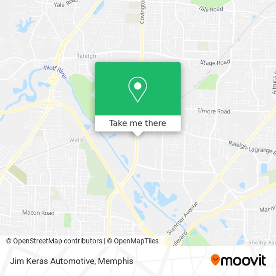 Jim Keras Automotive map
