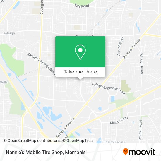 Mapa de Nannie's Mobile Tire Shop