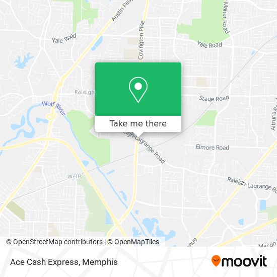 Mapa de Ace Cash Express