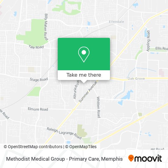 Mapa de Methodist Medical Group - Primary Care